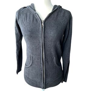 Barefoot Dreams Cozy Chic Lite Women's Zip-Up Hoodie Jacket Size Large